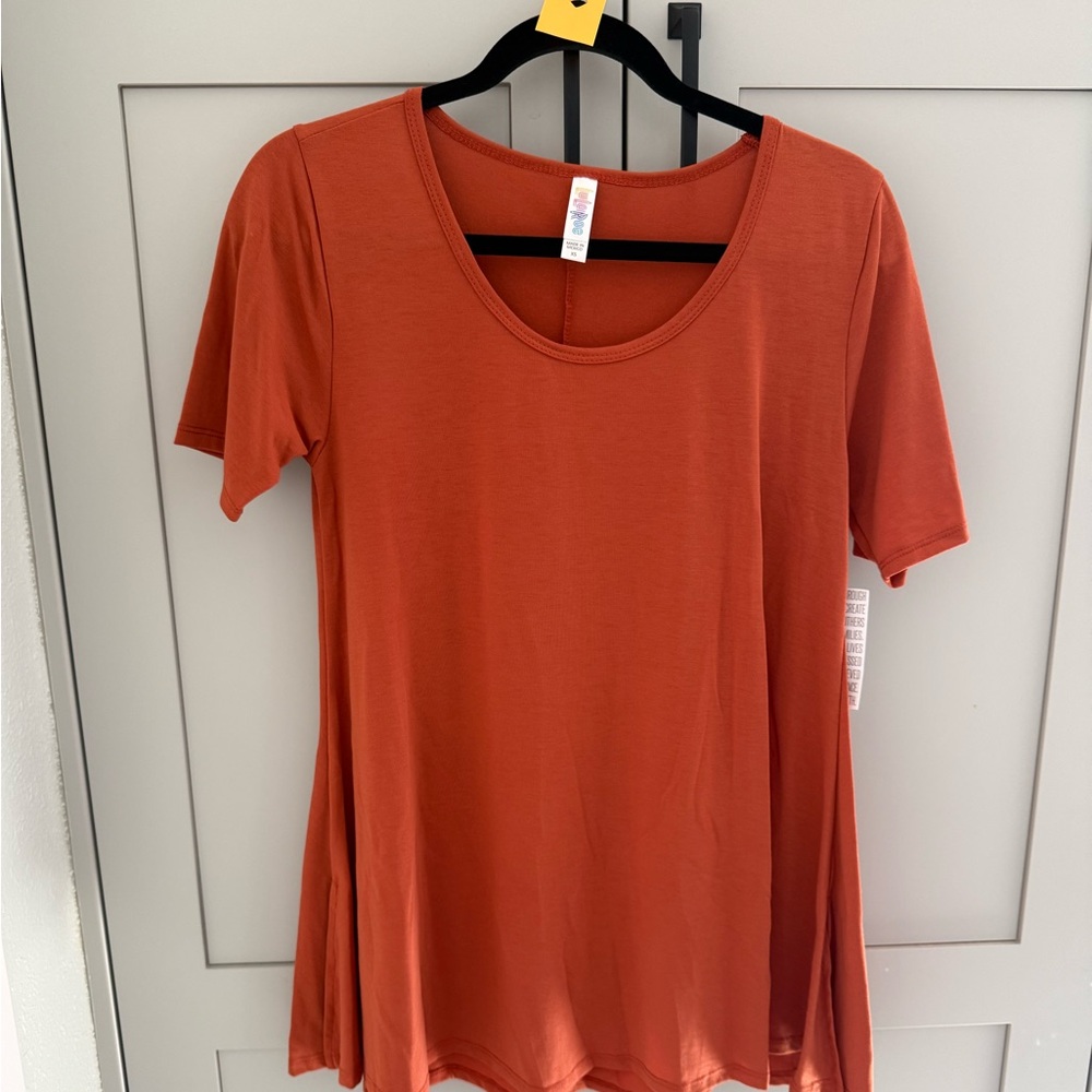 LuLaRoe Perfect T (Rust Short Sleeve Tee)